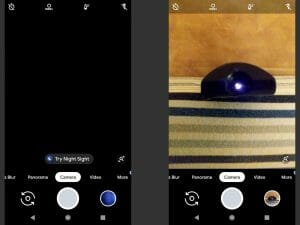 cellphone with mobile app running