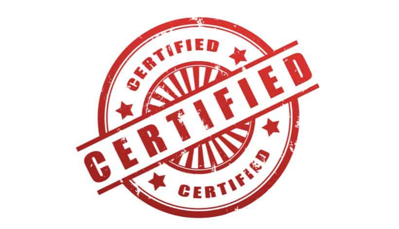 certified seal