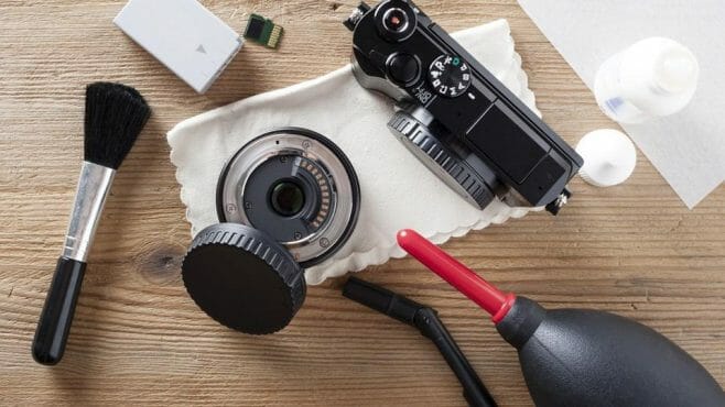 cleaning camera