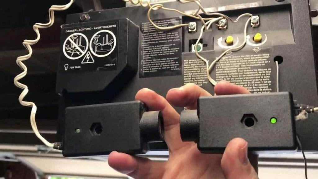 disabling garage door sensor