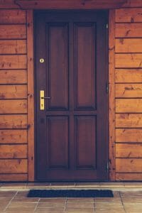 wooden door