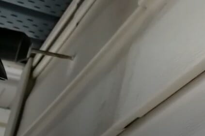 drill wall for the anchor