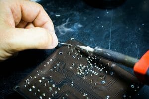 glue the wire