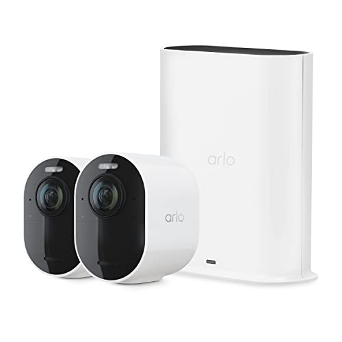 Arlo Ultra 2 Spotlight Camera - 2 Camera Security System - Wireless, 4K...