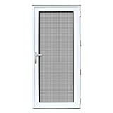 Titan 36x80 Meshtec Ultimate Security Storm Door | Aluminum Full View with...