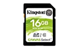 Kingston Canvas Select 16GB SDHC Class 10 SD Memory Card UHS-I 80MB/s R...