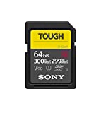 Sony TOUGH-G series SDXC UHS-II Card 64GB, V90, CL10, U3, Max R300MB/S,...