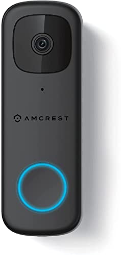 Amcrest 4MP Video Doorbell Camera Pro, Outdoor Smart Home 2.4GHz and 5GHz...