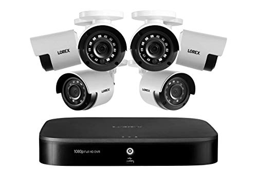 Lorex Indoor/Outdoor Wired Security Camera System, 1080p HD Bullet Cameras...