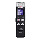 EVISTR 16GB Digital Voice Recorder Voice Activated Recorder with Playback -...