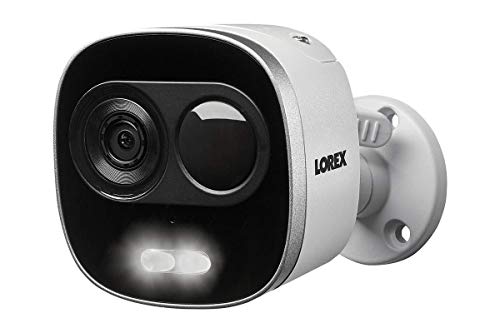 Lorex Weatherproof Indoor/Outdoor 4K Ultra HD Active Deterrence Security...