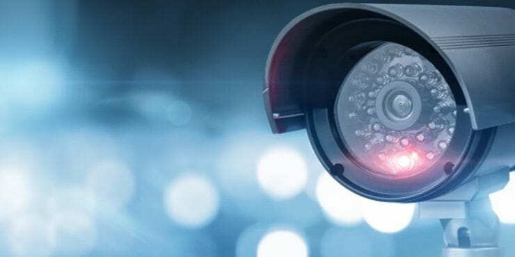 red light on cctv
