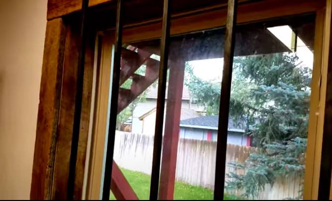 security bars on window
