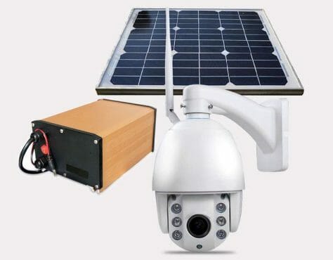 Solar Powered Security Camera
