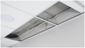 wire on false ceiling