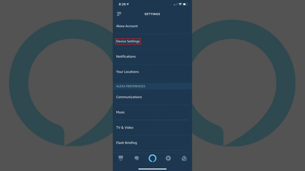 device echo setting
