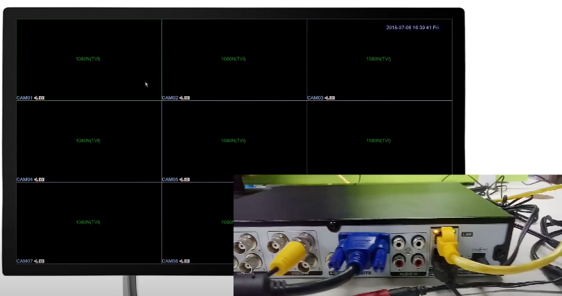 error in monitoring cctv view