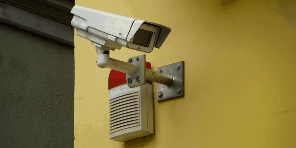 cctv at the entrance