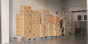 company storage area