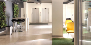 entrance area of a building