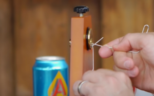opening door with paperclip