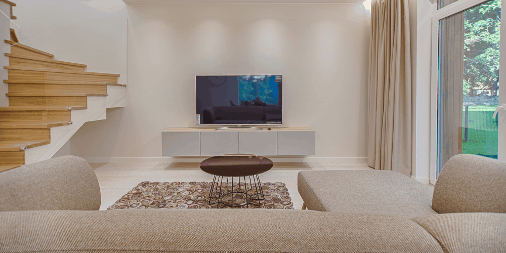 tv in a living room