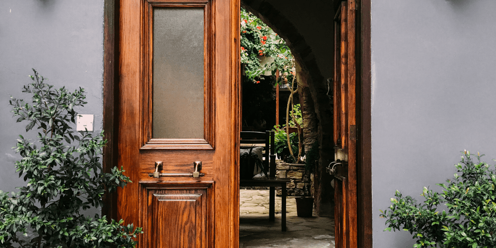 wooden door